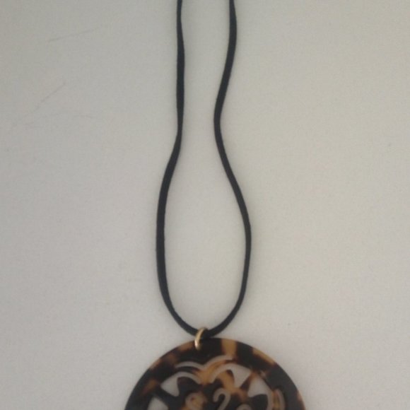 New Boho Tortoise shell Necklace - Picture 2 of 3